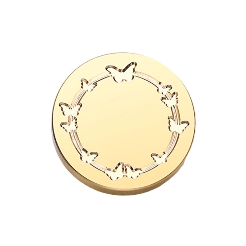 Card Wax Stamp Head Replacement Envelope Sealing Greeting Card Emboss Sealings Wax Stamp Head Brasses Sealing Stamp Head