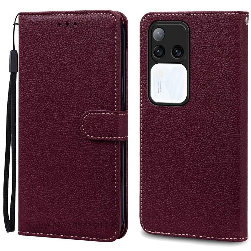 For Vivo V30 Case Wallet Leather Flip Cover For Vivo V30 5G Case Stand Book Cover For Vivo V30 Pro Case Coque Fundas