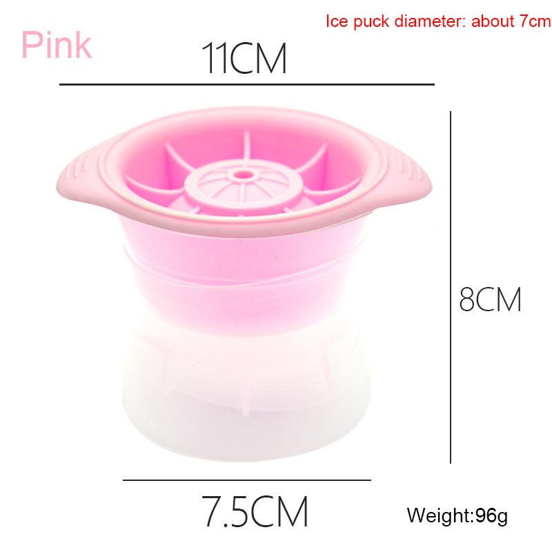 Silicone Sphere Ice Mold, Ice Hockey Mold, Whiskey Cocktails Drinks Partner Ice Cream Tool Diy Ball Mold