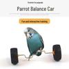 Parrot Balance Bike Toy: Skill Training Roller Skateboard for Small/Medium Birds