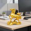 Horse Wealth Table Statue 2026 Good Luck Auspicious Chinese Decor Horse Ornament Zodiacs Horses Metal Crafts New Year Figurines
