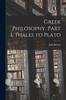 Kniha Greek Philosophy. Part I, Thales To Plato