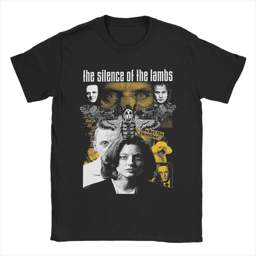 The Silence of the Lambs T Shirts for Men 100 Cotton Unique TShirt Crewneck Tees Short Sleeve Clothing Party
