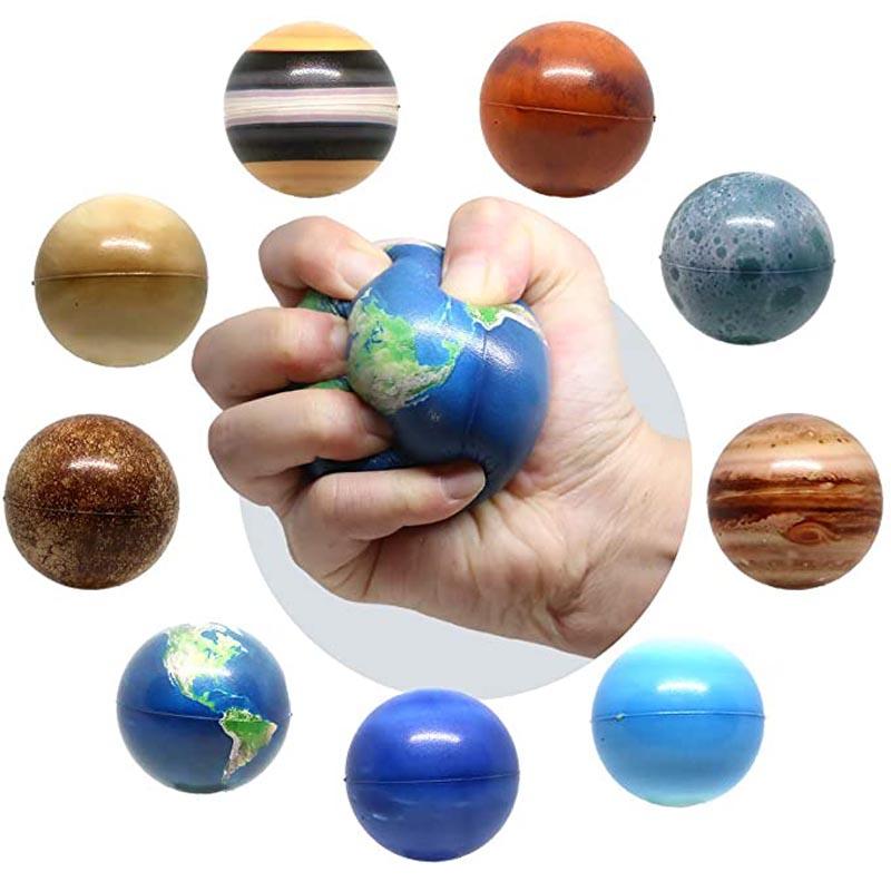 Toys Toys Solar System Planets Stress Ball For Space Decompression Education Universe Children's Early Education Gifts Kids