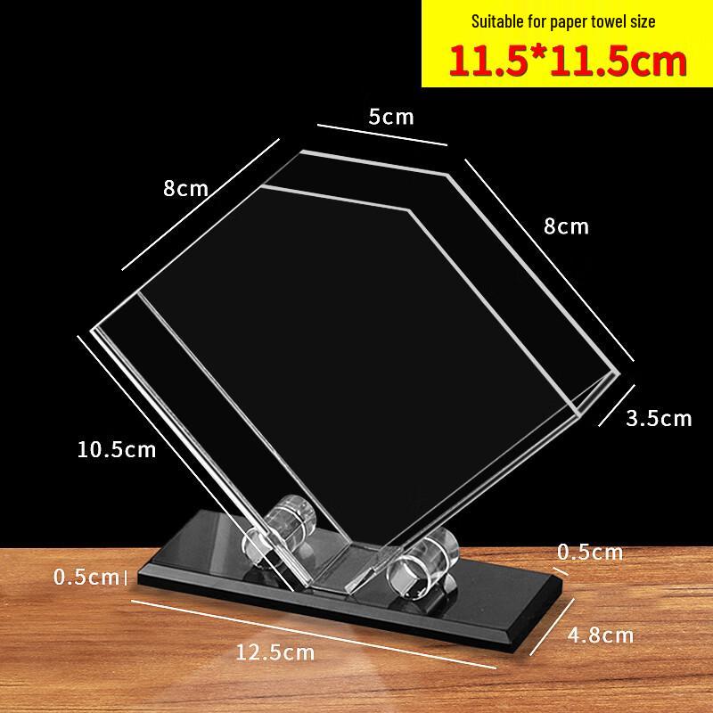 Square Acrylic Tissue Box Set