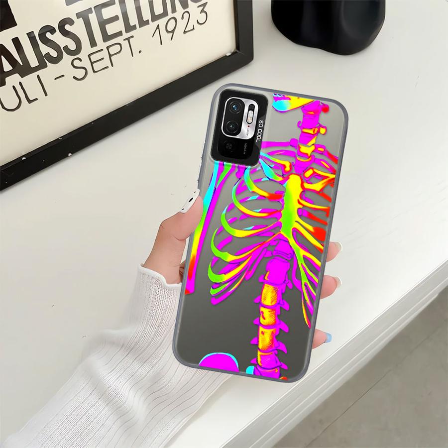 

Skull And Skeleton Art Pattern Soft Shell Case for Xiaomi Poco X3 NFC X3 Pro C51 C61 C50 Poco C51