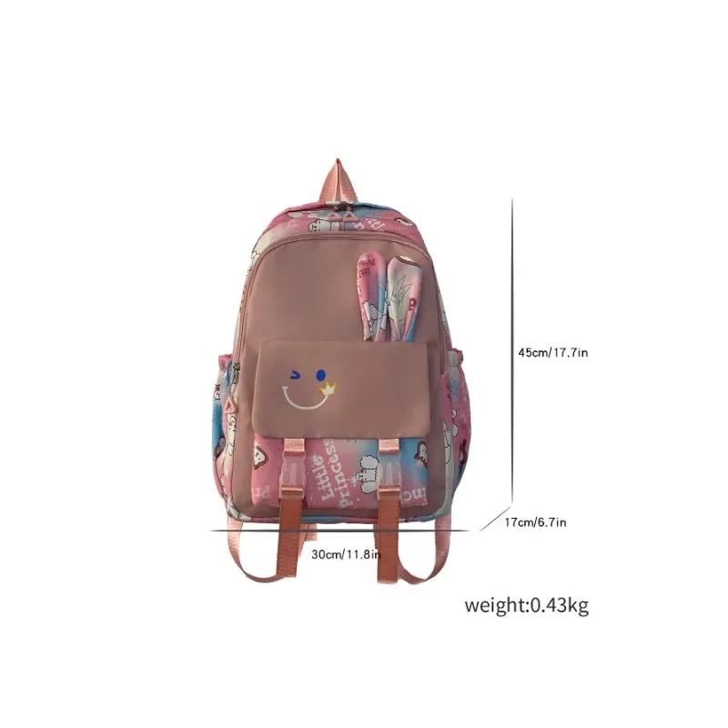 Children Shoulder Bag Foreign Cartoon Korean Version Trend Student Schoolbags Large Capacity High Value Travel Bag