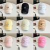 Casual Korean Embroidered Baseball Cap With Sunblock And Foldable Feature For Spring Outings