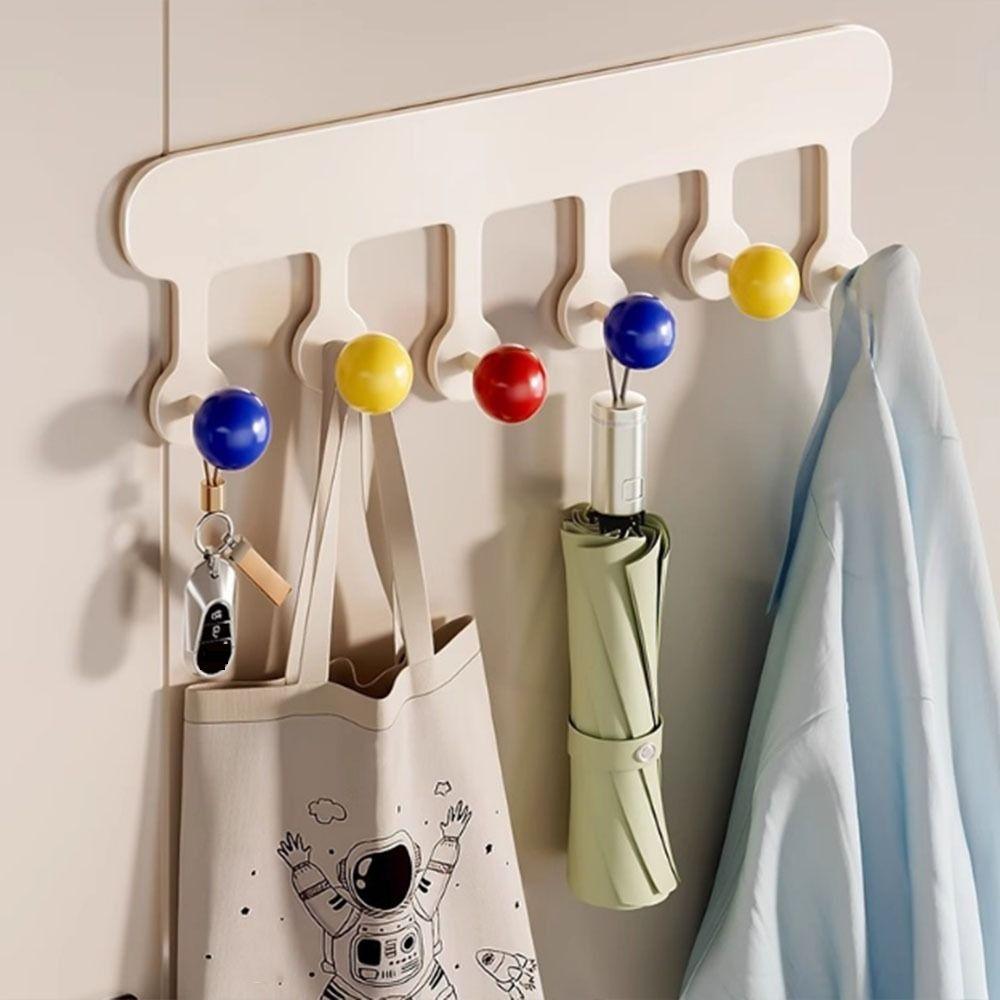 Non Punching Dopamine Magnetic Hook Wall Mounted Clothes Hanger  Refrigerator