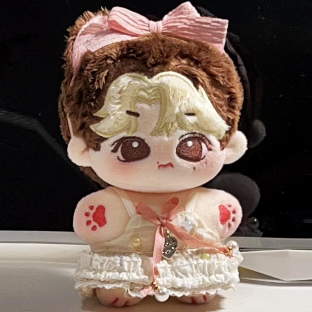 Strap Dress 10cm Cotton Doll Clothes Suit Doll Dress Up Set Doll Clothes Outfit  Doll Accessories