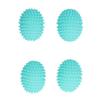 4PCS Oval Clothes Washing Ball Reusable Laundry Washing Drying Fabric Softener Ball Mint Green