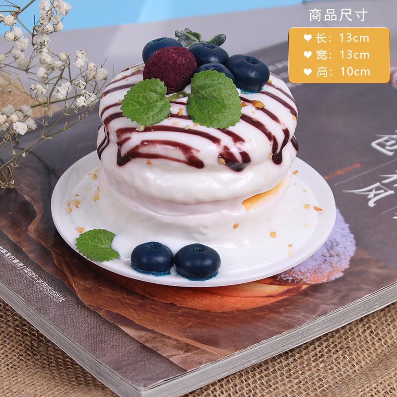 Artificial Cream Cake Fake Cake Model Dessert Birthday Cake Dessert Props Sweet Table Decoration Window Ornaments Home Decor