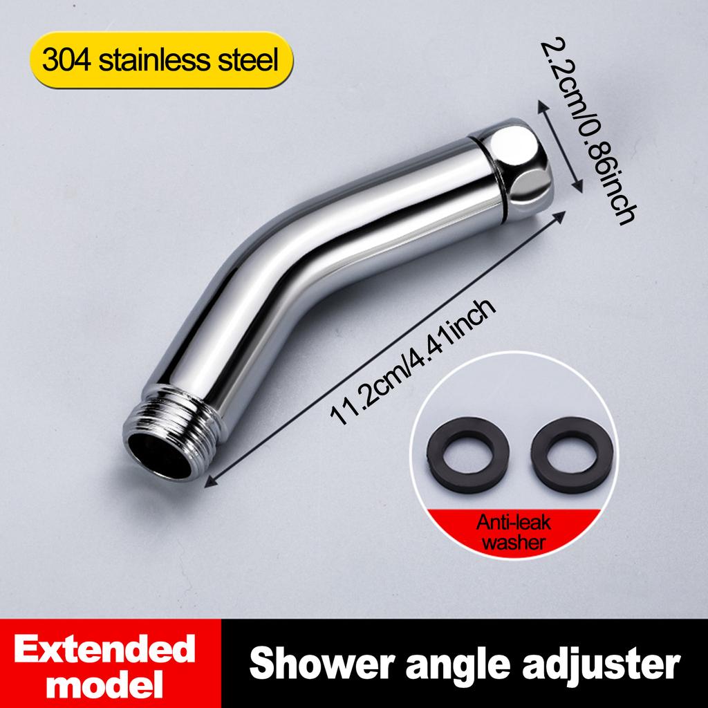 1PC Shower Head Elbow Adapter G1/2 Connections Shower Arm Extension Angle 135° Elbow Hand Shower Top Spray Elbow Connector