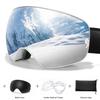Ski Goggles Men Women Outdoor Sports Anti-fog Snowboarding Snowmobile Glasses UV400 Charngeable Lens Teen Charistmas Cycling