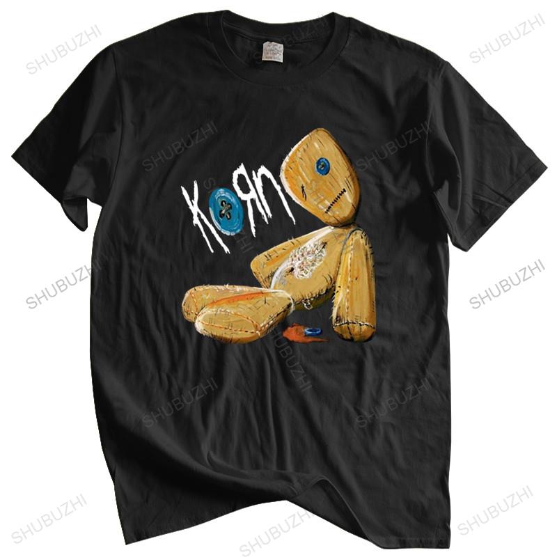 Men Cotton T Shirt Summer Brand Tshirt KORN ISSUES ROCK BAND NEW BLACK brand tee-shirt homme tops S разноцветный