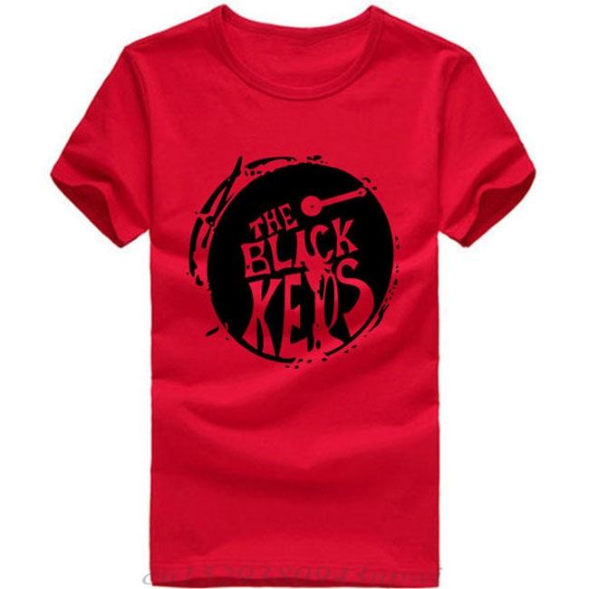 The Black Keys T Shirts Men Drum Casual Man TShirt Cotton O Neck Tshirt Short Sleeves Mens Free Shipping Tops Tees Euro Size