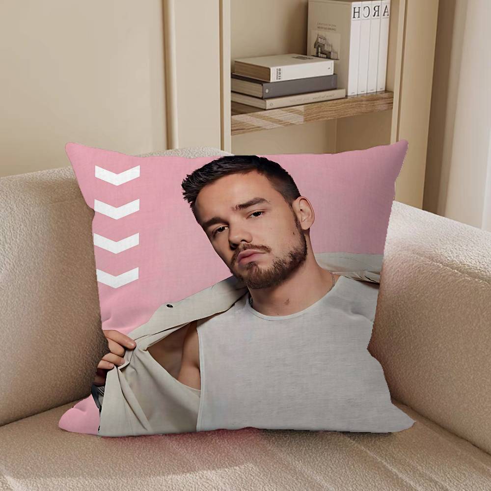 Singer L-Liam P-PayneS Stitch Lucky Dragon Pillow Cover Sofa Cushion Cover Home Room Decoration Children Gift