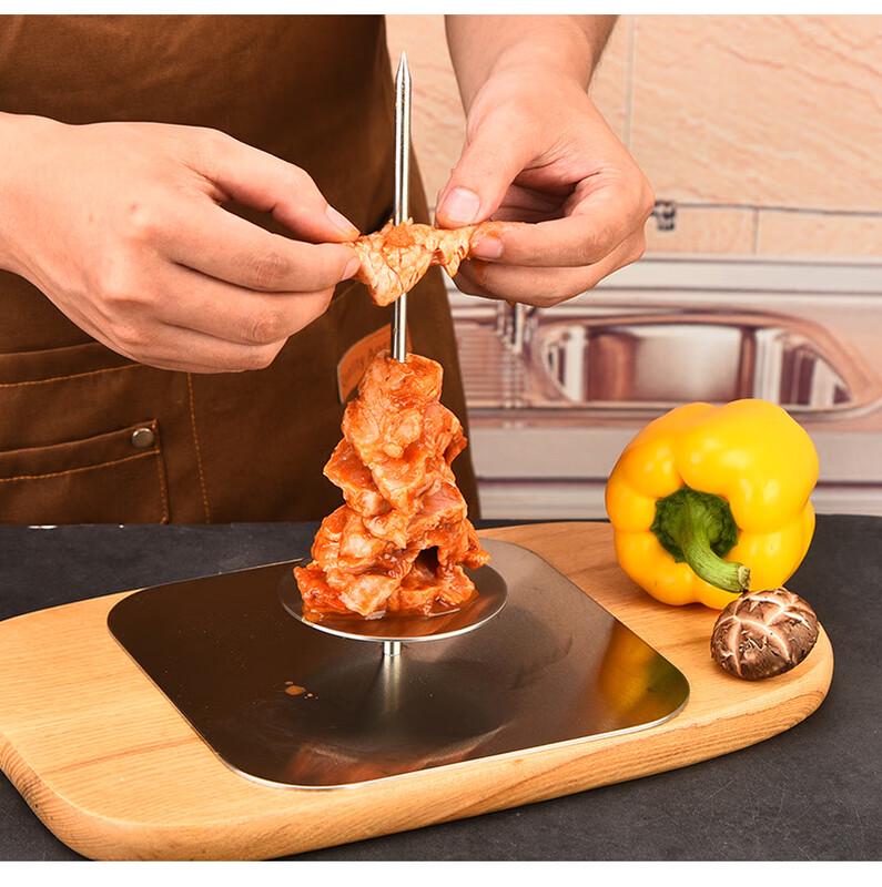 ZISIZ Portable Vertical Brazilian BBQ Roasting Rack