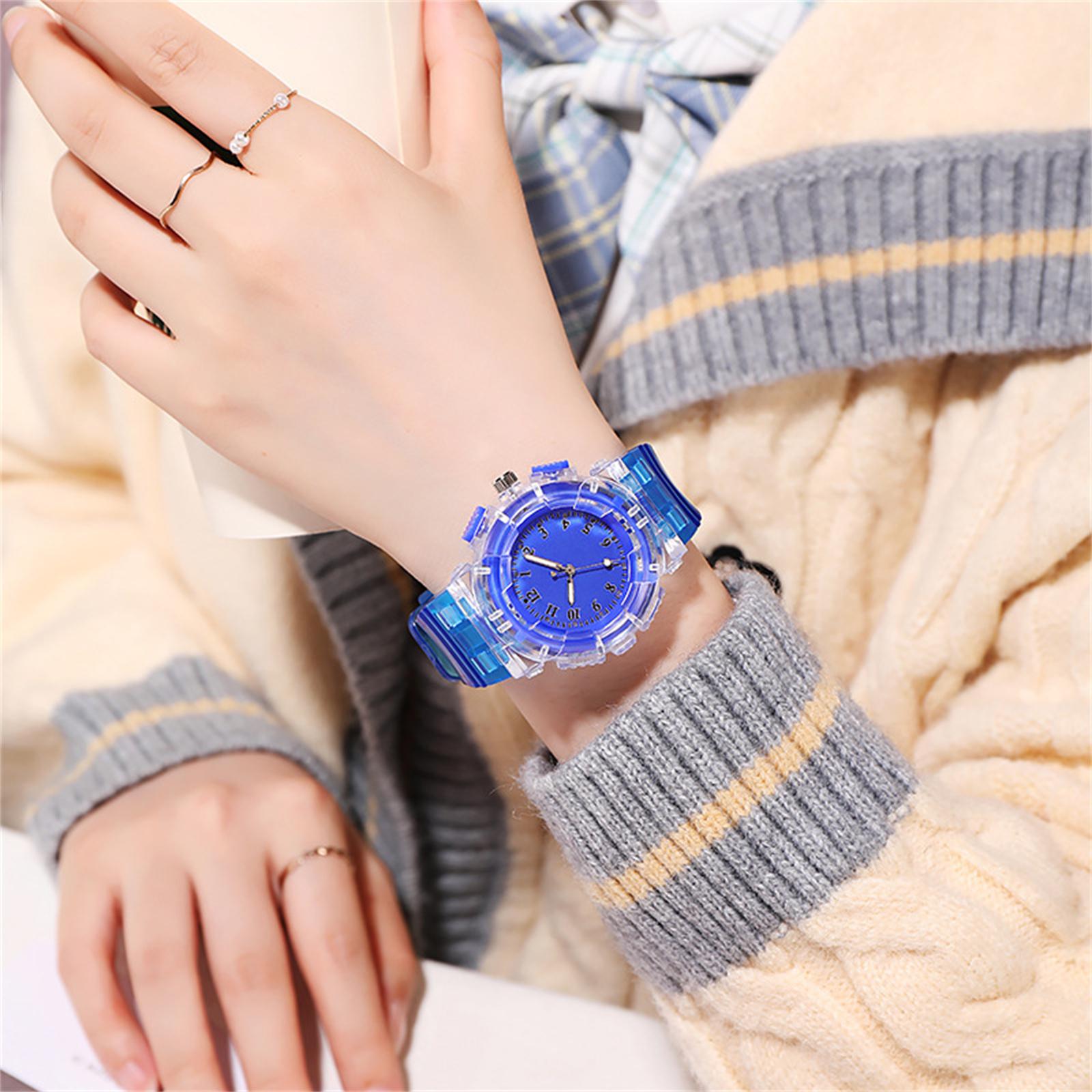 

Мужские водонепроницаемые светящиеся наручные часы-будильник для бега One Size