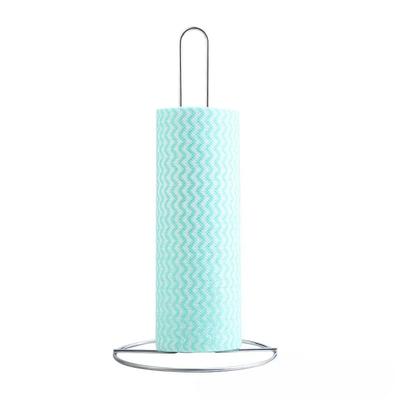 Bathroom Accessories Vertical Wrought Iron Tissue Holder Creative Dining Table Storage Desktop Kitchen Roll Paper Holder