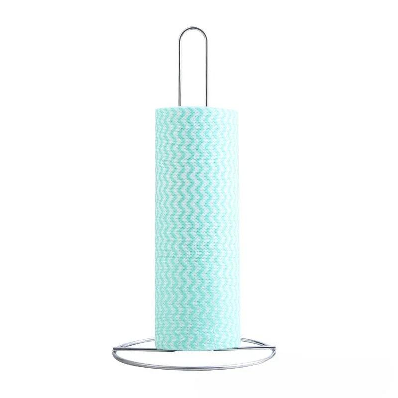 Kreativer Vertikaler Toilettenpapierhalter aus Schmiedeeisen - Mehrszenen Badezimmer Küche Esstisch Papierrollen Aufbewahrungsregal