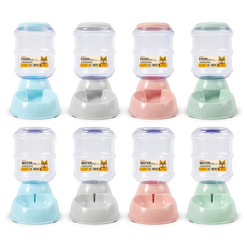 Pet Supplies - Pet Feeding Utensils - Cat Pet Bowl - Cat Food Basin - 3.8L Large-capacity Pet Automatic Feeder