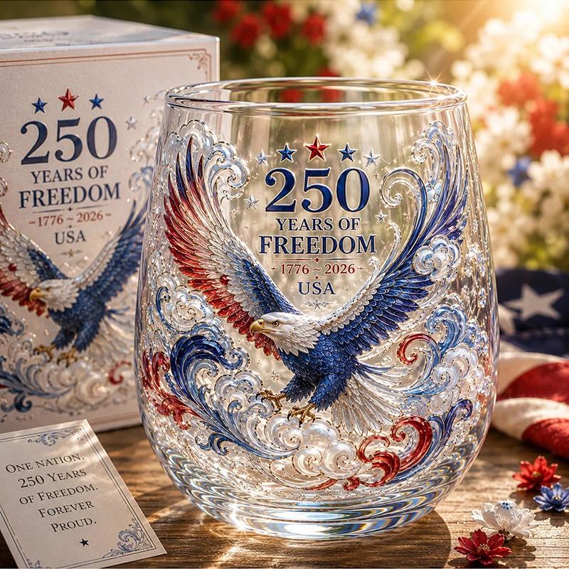 Vintage Painted Animal & Floral Gold Rim Glass Tumbler, Egg-shaped Lead-Free Glass Cup, Creative Gift Cup for Whiskey, Juice and Water