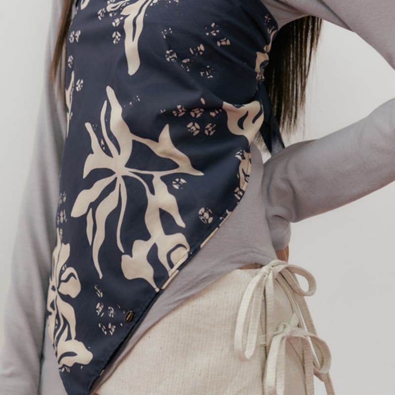 

REORG REF PAISLEY BANDANA SCARF NAVY FREE