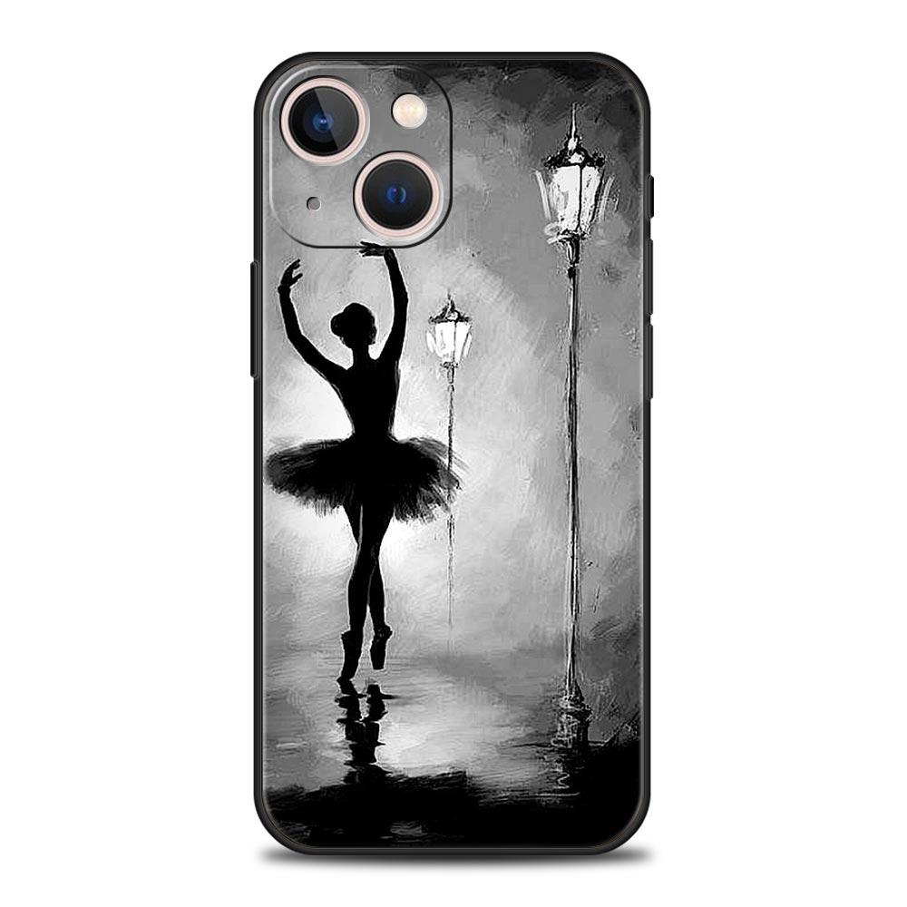 Schwanentanz-Ballett für Telefonhülle für iPhone Samsung Galaxy Redmi Xiaomi Oppo OnePlus Note SA 7 8 9 10 11 12 13 14 20 21 22 23 53 54 Pro Max Ultra