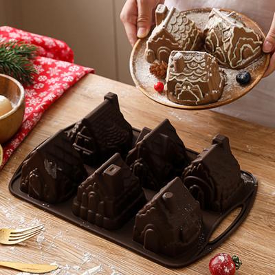 Vulkanwald Gebäckform Silikon Kuchenform Flexible Backform für DIY Kuchen Schokolade Antihaft Hitzebeständig Leichtes Entformen Dessertform