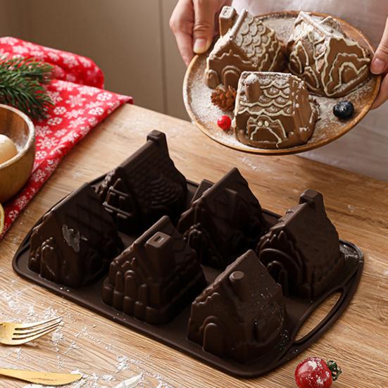 Volcano Forest Pastry Mold Silicone Cake Mold Flexible Baking Pan for DIY Cakes Chocolate Non-Stick Heat Resistant Easy Demolding Dessert Mold