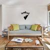 Mountain Landscape Metal Wall Art Modern Home Office Decor Statue