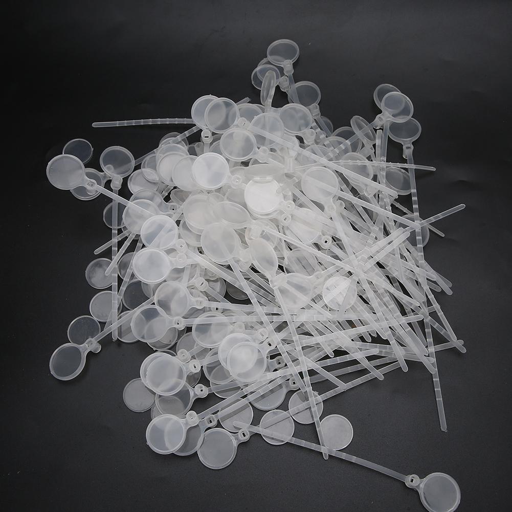 100PCS PP Anti Falling Durable Good Toughness Bird Foot Ring with Cover for Chickens Ducks Geese Livestock Farm