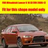 For 08-12 Mitsubishi Lancer Rearview Side Mirror Cover Cap Carbon Fiber Style Us