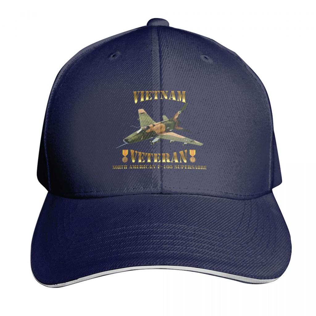 F Super Sabre Vietnam Veteran Baseball Cap Trucker Hat Ball Cap Mountaineering Fun Hats Womens Golf Clothing Unisexs