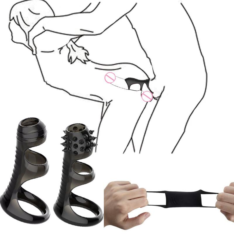 Penis Extender For Men Penis Rings Stronger Erection Penis Cock Ring Delay Ejaculation Dick Enlargement Sex Toy For Couples Gay