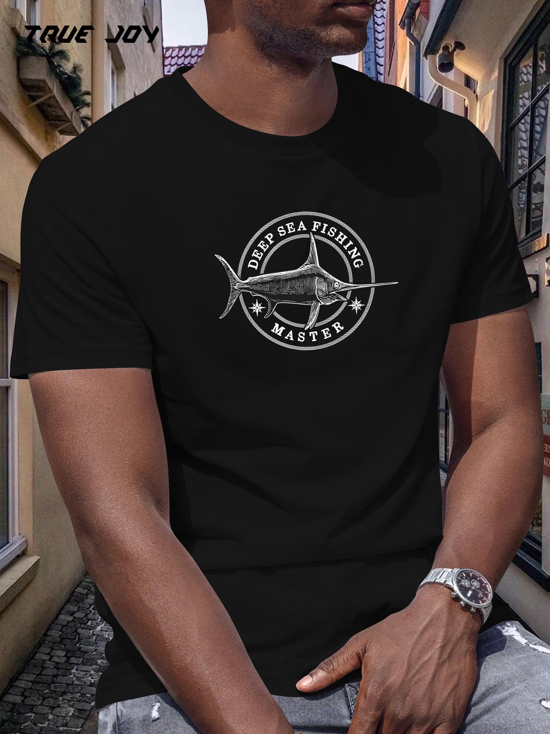 Shark Graphic Print T-shirt - Smile Now Cry Later Bold Design L