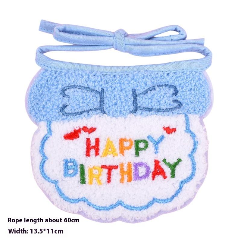 

Cute Pet Cat Dog Birthday Scarf Hat Set Cat Birthday Party Supplies Pet Scarf Birthday Hat Scarf Small Medium Pet Accessories