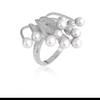 Star-Inspired Fashionable Water Fireworks Bead Ring – Light Luxury and Exquisite Design