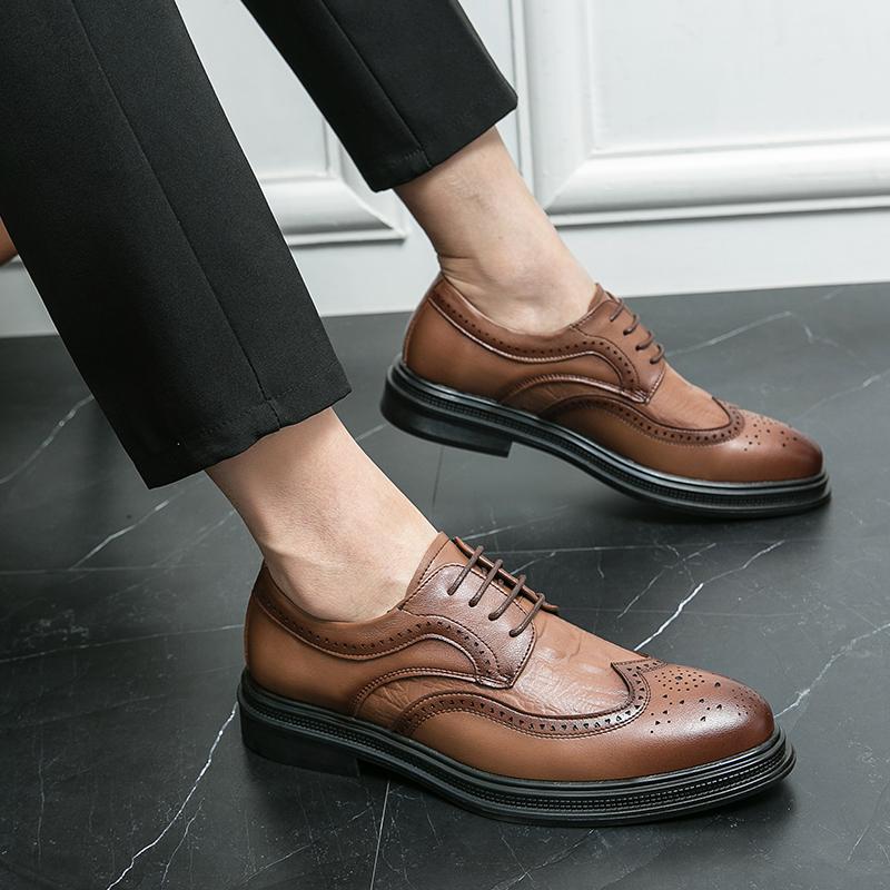 Business Shoes Men Formal Dress business suit Shoes Male Office Wedding pary shoes men Flats Footwear Mocassins Homme