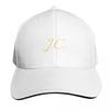 JC Initials  Gold Lettering  Personalised Gifts Baseball Cap Lightweight Packable Gift for Him Her Casual Daily Wear