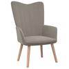 Day and Night - Day and Night Light Gray Velvet Relaxation Armchair