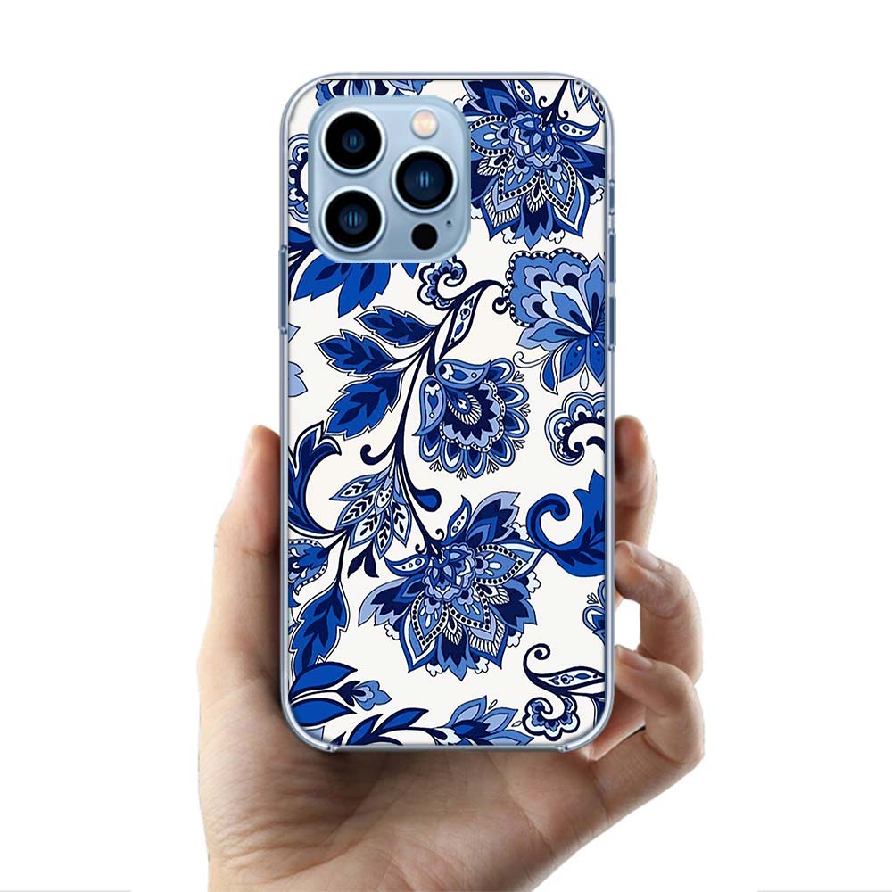 Blue white Porcelain Pattern Cases Phone Case For Iphone 17E 16E 17 Air 16 Pro Max 15 Pro 14 Plus 11 13 12 Mini Cover Cases Comp