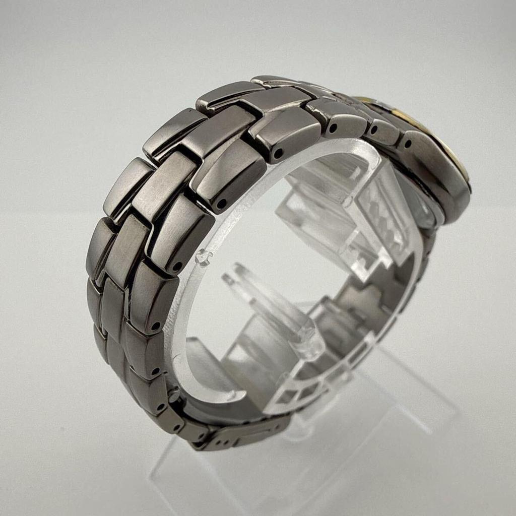 Used CITIZEN Attesa TITANIUM E010-K17977 Ladies' Boys' Watch Solar Working [F415]