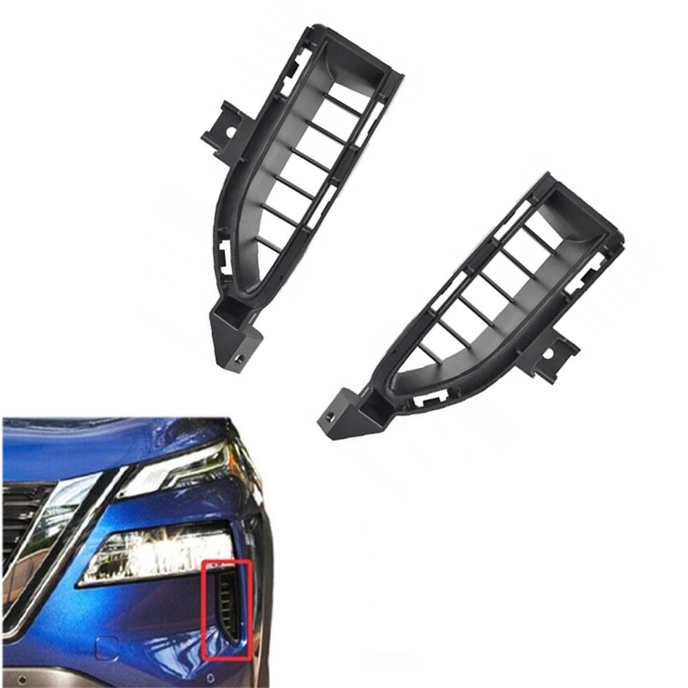 

Front Left and Right Side Outer Bumper Grille Set For Nissan Rogue 2021-2023