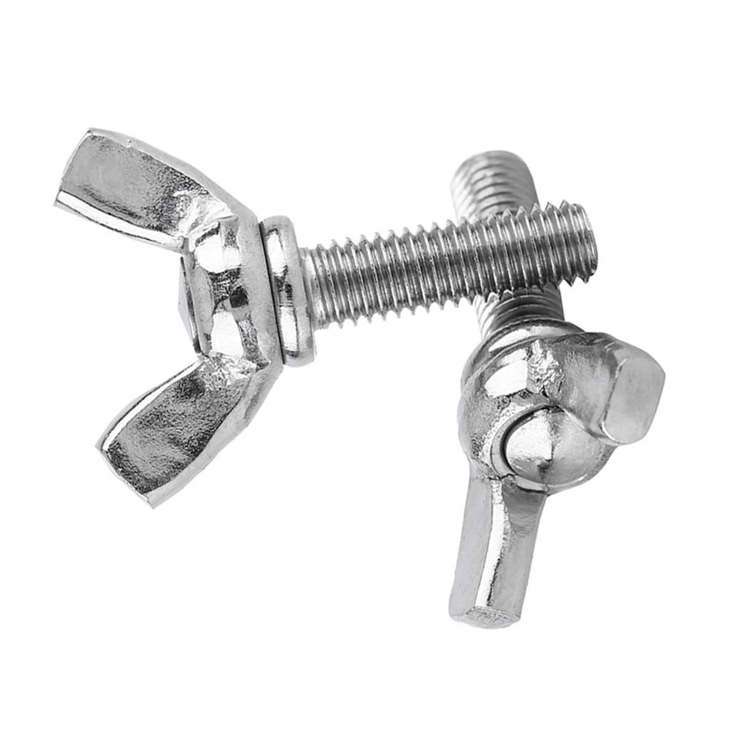 5pcs Bag 304 Stainless Steel Wing Butterfly Screws Bolts Machine Repair Accessory(M5 * 20mm)