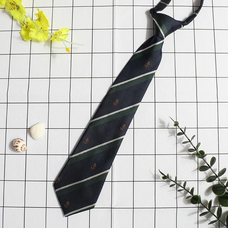 Jk Small Tie Female College Style Lazy Japanese Plaid Uniform Shirt Tie Student Ins Men'S And Women'S Short Styles Free Of Charge