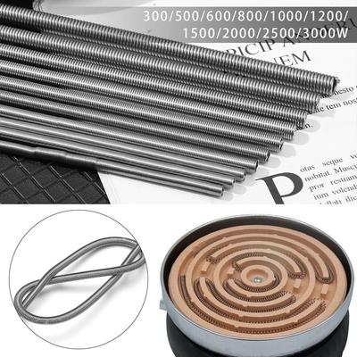 220V topný prvek cívka 300/500/600/800/3000W topný prvek pece cívka topný drát max 600C elektrický sporák odporový drát