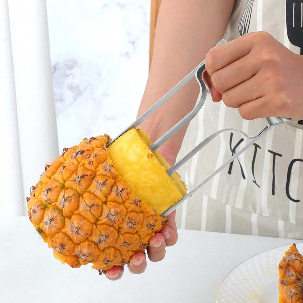 Coltello per ananas in acciaio inox, sbucciatore per ananas, sbucciatore per ananas, sbucciatore per ananas, sbucciatore per ananas