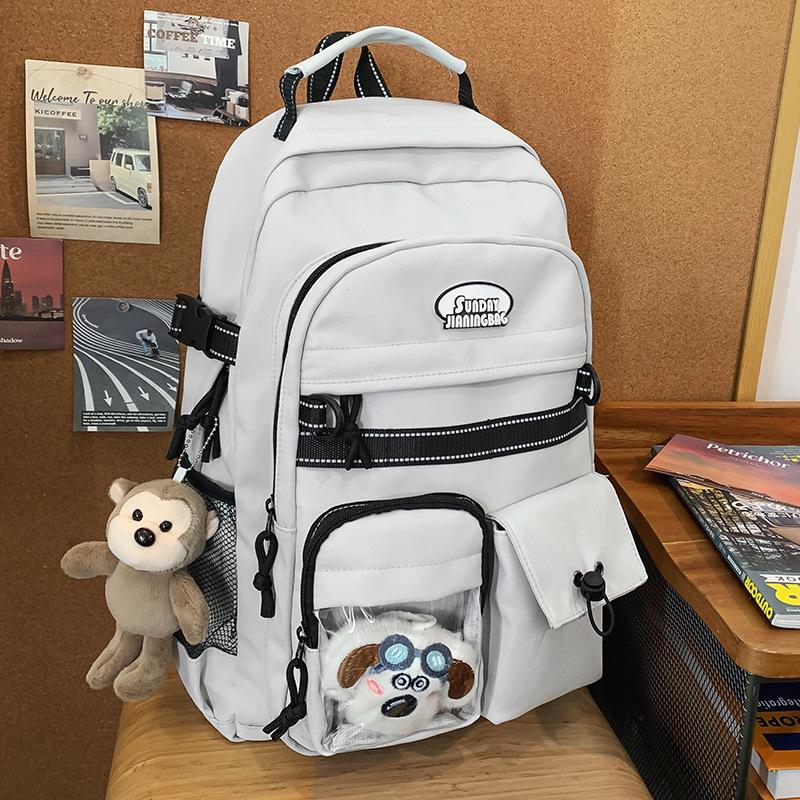 Children's School Bag Elementary School Girl Letter Pain Bag Backpack Men's